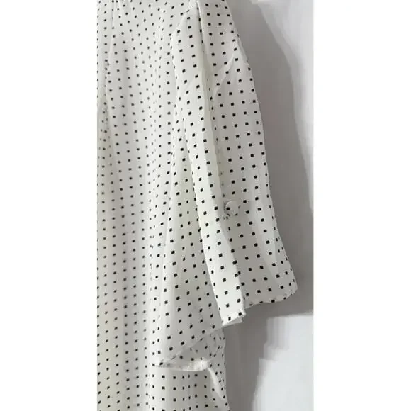 NWT Ann Taylor Factory Womens Short Sleeve V Neck Pullover Top Blouse Shirt XL - Picture 5 of 12